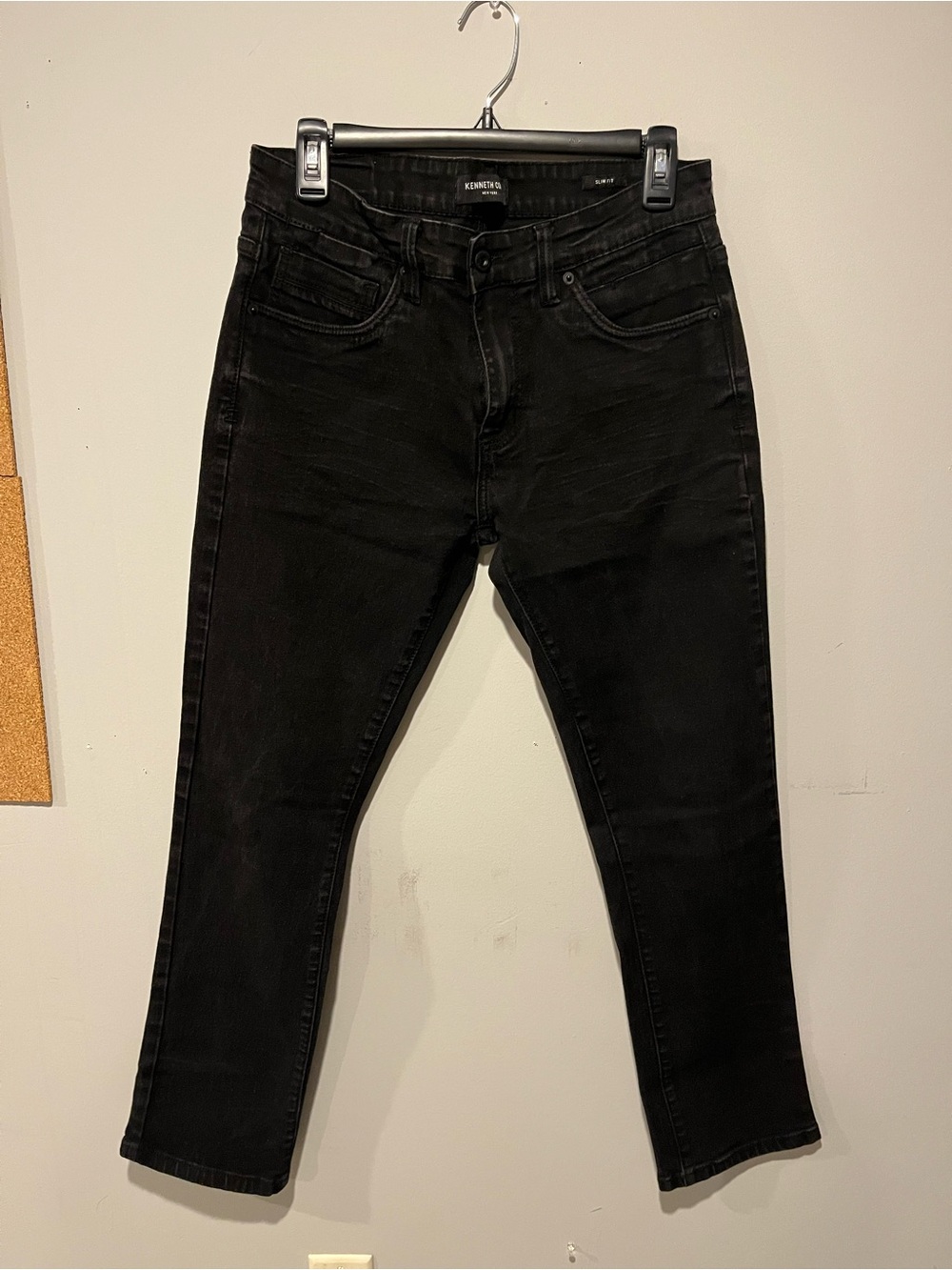 Kenneth Cole New York Black Slim Men's Jeans